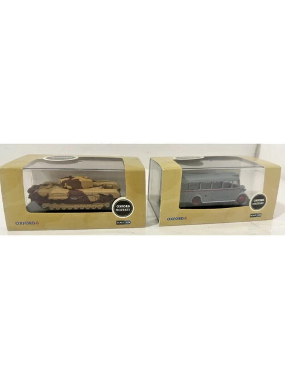 Atlas & Oxford Diecast 1/72 1/76 WWII Military Tank Tiger Panther Churchill Bus